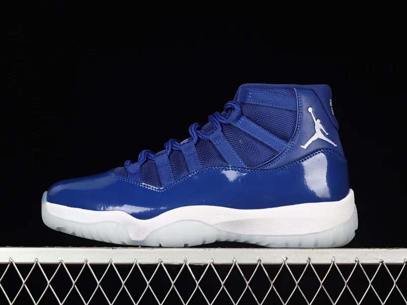All categories Air Jordan Jordan series basketball shoes Air Jordan 11 pure original version Air Jordan 11 "Navy Blu" AJ11 Joe 11 navy blue high-top basketball shoes AT7802-115